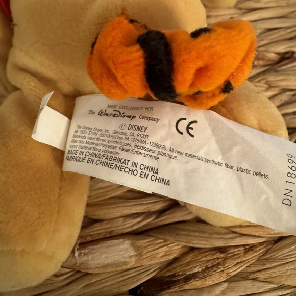 DISNEY STORE-TIGGER AS POOH-8"-MINI BEAN BAG‎ - Picture 7 of 7